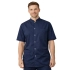 Bluza medyczna męska ze stójką granatowa krótki rękaw roz.M – bluza medyczna – bluza lekarska robocza